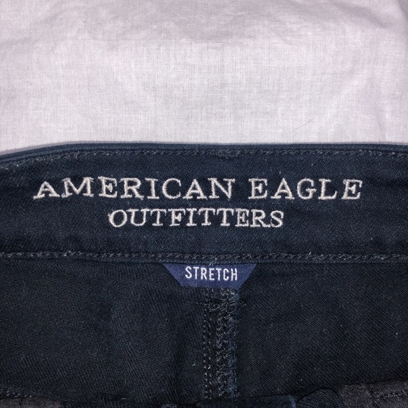 American Eagle Black Hi-Rise Festival Denim Shorts - Picture 3 of 4